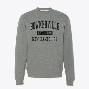 Bowkerville New Hampshire Classic Established Crewneck Sweatshirt