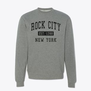 Rock City New York Classic Established Crewneck Sweatshirt