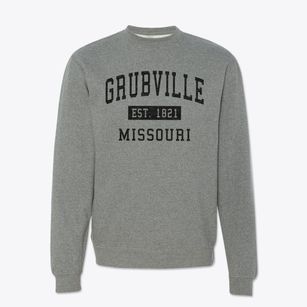 Grubville Missouri Classic Established Crewneck Sweatshirt