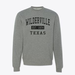 Wilderville Texas Classic Established Crewneck Sweatshirt