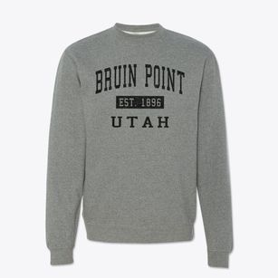 Bruin Point Utah Classic Established Crewneck Sweatshirt