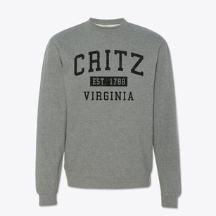 Critz Virginia Classic Established Crewneck Sweatshirt