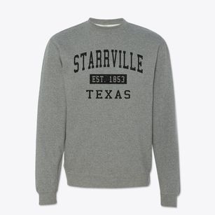 Starrville Texas Classic Established Crewneck Sweatshirt