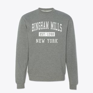Bingham Mills New York Classic Established Crewneck Sweatshirt