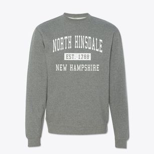 North Hinsdale New Hampshire Classic Established Crewneck Sweatshirt