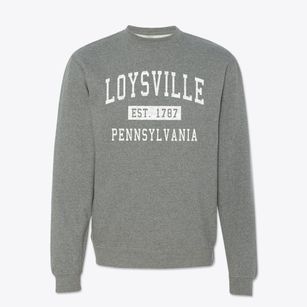 Loysville Pennsylvania Classic Established Crewneck Sweatshirt