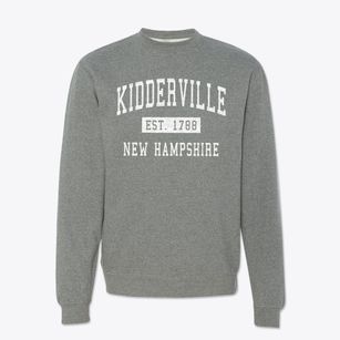 Kidderville New Hampshire Classic Established Crewneck Sweatshirt