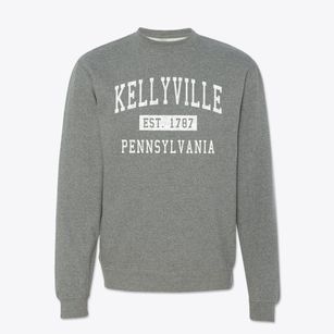 Kellyville Pennsylvania Classic Established Crewneck Sweatshirt