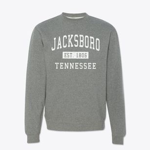 Jacksboro Tennessee Classic Established Crewneck Sweatshirt