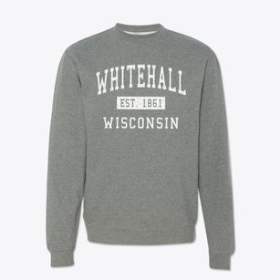 Whitehall Wisconsin Classic Established Crewneck Sweatshirt