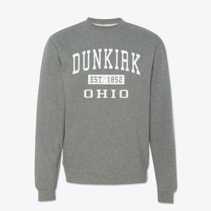 Dunkirk Ohio Classic Established Crewneck Sweatshirt