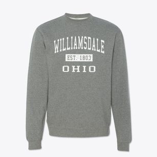 Williamsdale Ohio Classic Established Crewneck Sweatshirt