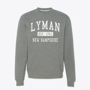 Lyman New Hampshire Classic Established Crewneck Sweatshirt