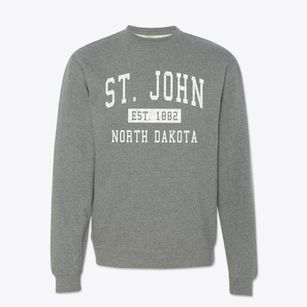 St. John North Dakota Classic Established Crewneck Sweatshirt