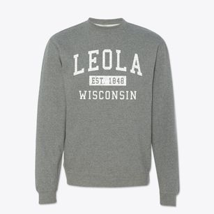 Leola Wisconsin Classic Established Crewneck Sweatshirt