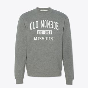 Old Monroe Missouri Classic Established Crewneck Sweatshirt
