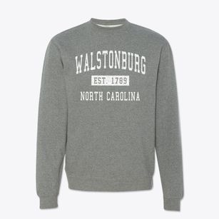 Walstonburg North Carolina Classic Established Crewneck Sweatshirt