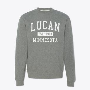 Lucan Minnesota Classic Established Crewneck Sweatshirt