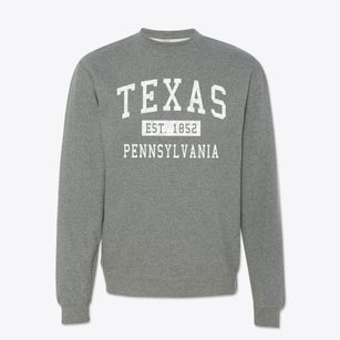Texas Pennsylvania Classic Established Crewneck Sweatshirt