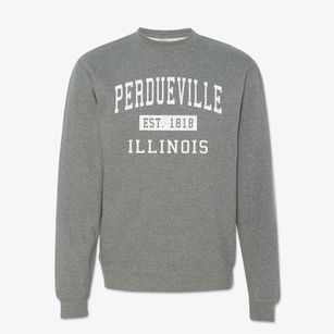 Perdueville Illinois Classic Established Crewneck Sweatshirt