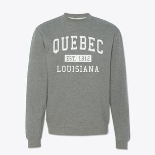 Quebec Louisiana Classic Established Crewneck Sweatshirt