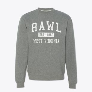 Rawl West Virginia Classic Established Crewneck Sweatshirt