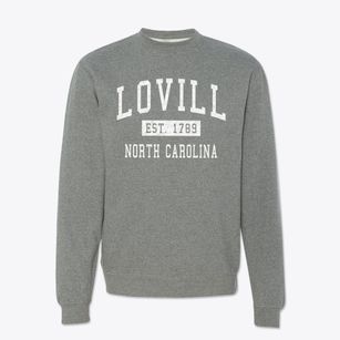 Lovill North Carolina Classic Established Crewneck Sweatshirt