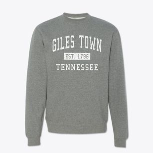 Giles Town Tennessee Classic Established Crewneck Sweatshirt