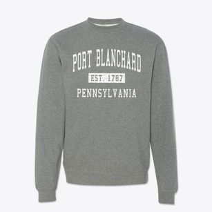 Port Blanchard Pennsylvania Classic Established Crewneck Sweatshirt