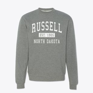 Russell North Dakota Classic Established Crewneck Sweatshirt