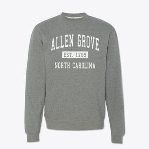 Allen Grove North Carolina Classic Established Crewneck Sweatshirt
