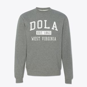 Dola West Virginia Classic Established Crewneck Sweatshirt