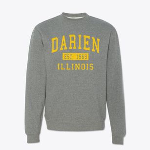 Darien Illinois Classic Established Crewneck Sweatshirt