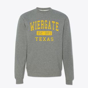 Wiergate Texas Classic Established Crewneck Sweatshirt