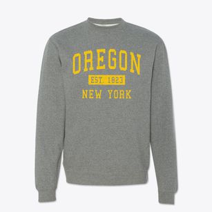Oregon New York Classic Established Crewneck Sweatshirt