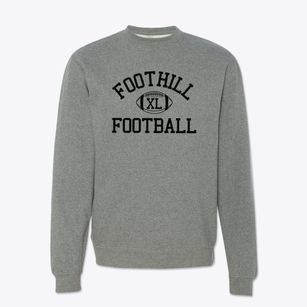 Foothill High School Classic Football Crewneck Sweatshirt