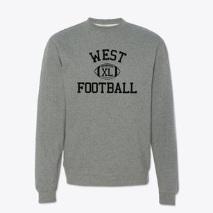 West Junior High School Classic Football Crewneck Sweatshirt