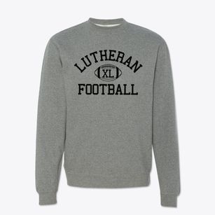 Lutheran High School Classic Football Crewneck Sweatshirt