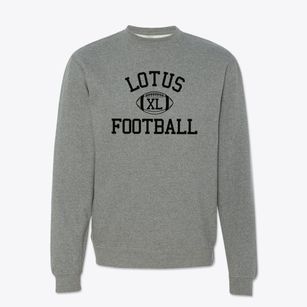 Lotus School For Excellence Blue Classic Football Crewneck Sweatshirt