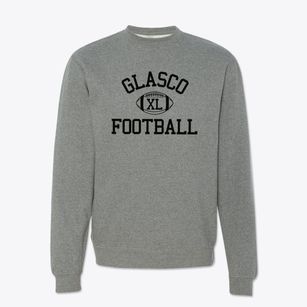 Glasco Grade School Classic Football Crewneck Sweatshirt