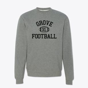 Grove Christian School Classic Football Crewneck Sweatshirt