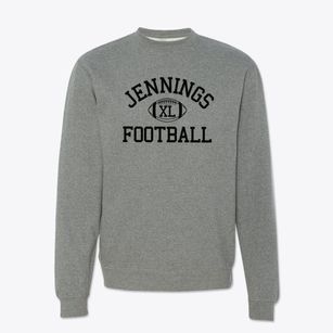 Jennings Junior High School Classic Football Crewneck Sweatshirt