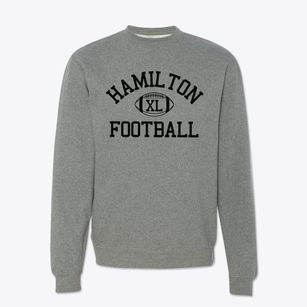 Hamilton High School Classic Football Crewneck Sweatshirt