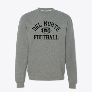 Del Norte High School Classic Football Crewneck Sweatshirt