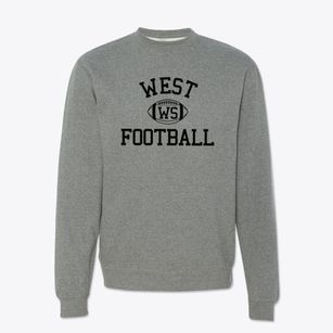 West Side Montessori Center Classic Football Crewneck Sweatshirt