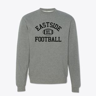 Eastside Christian School Classic Football Crewneck Sweatshirt
