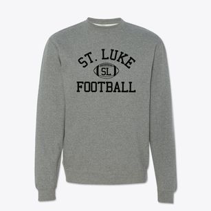 Saint Luke School Classic Football Crewneck Sweatshirt