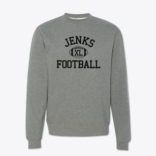 Jenks Junior High School Classic Football Crewneck Sweatshirt