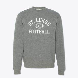 Saint Luke's Lutheran School Classic Football Crewneck Sweatshirt