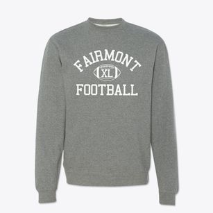 Fairmont Junior High School Classic Football Crewneck Sweatshirt